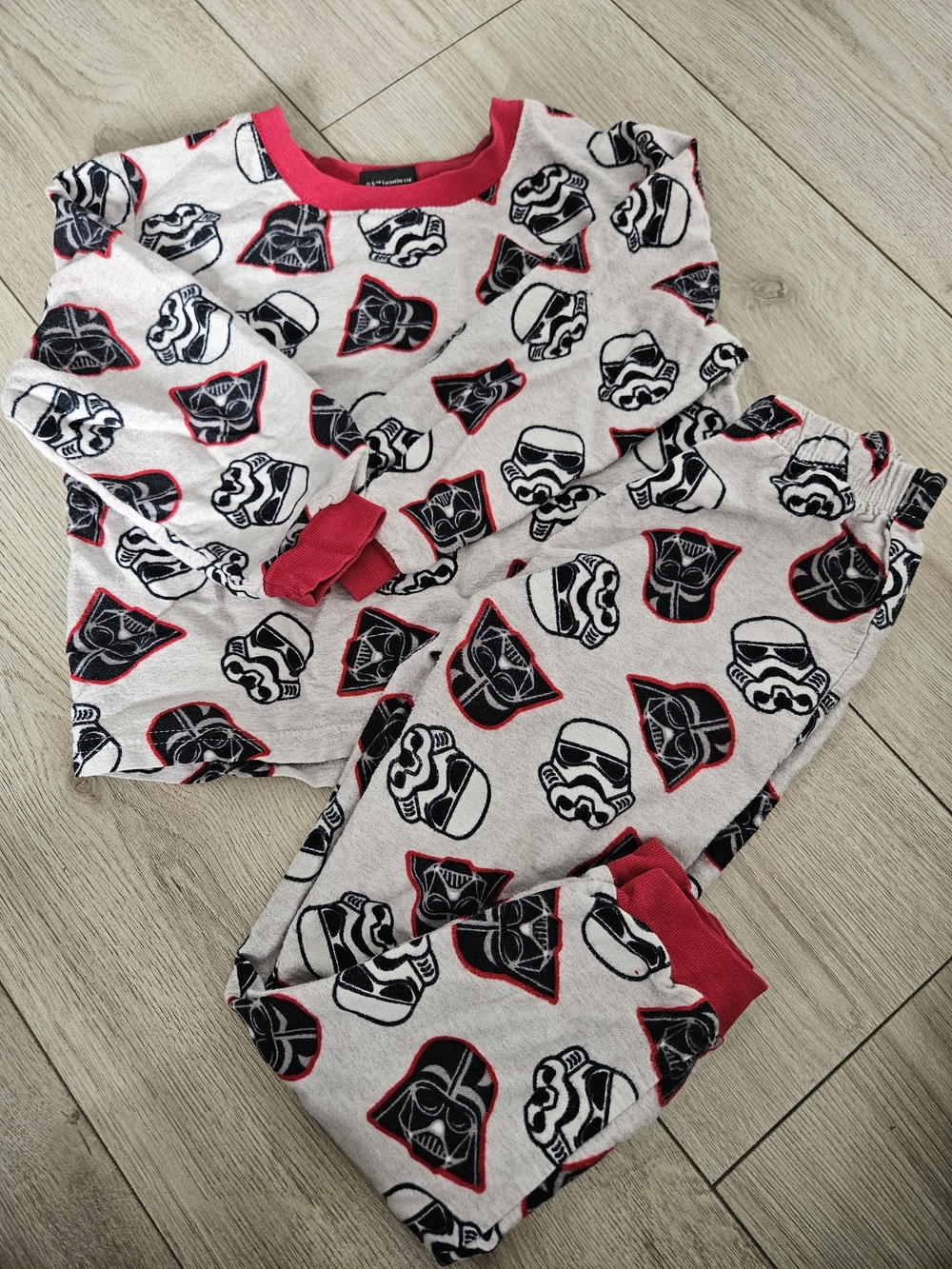 Star Wars Boys Darth Vader Stormtrooper 2-Piece Cotton Pajama Set Size XS 4/5 🖤
